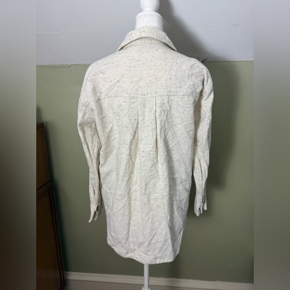Madewell Donegal Flannel Oversized Shacket - Picture 3 of 5